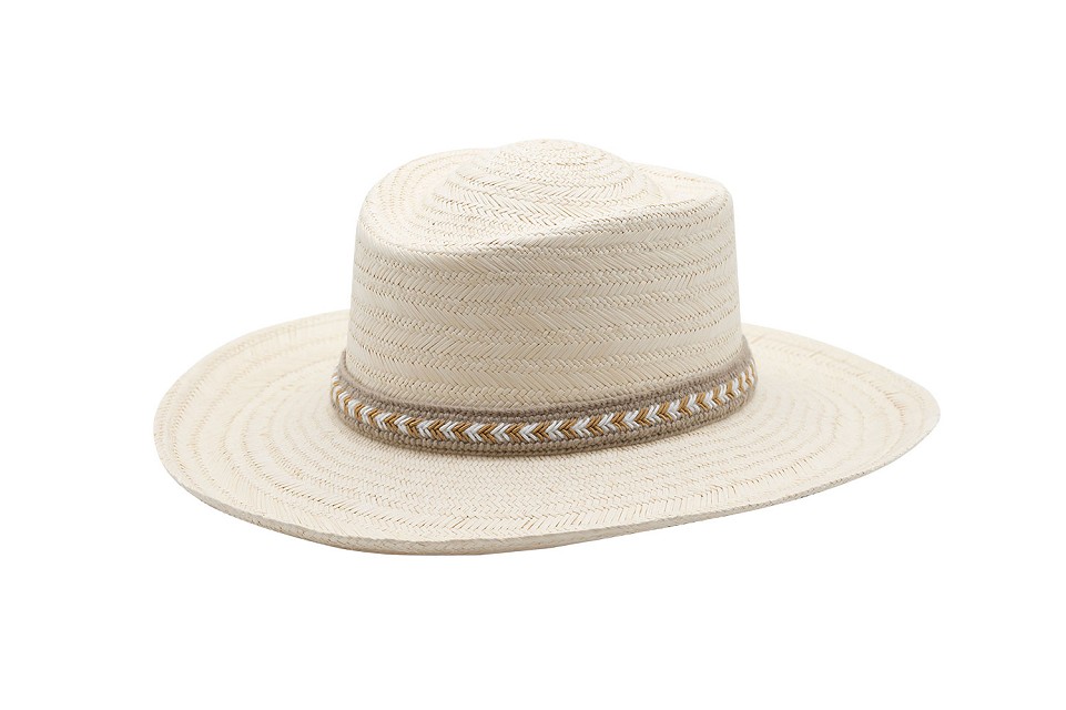 Foto Sombrero gambler dos trenzados Panamá
